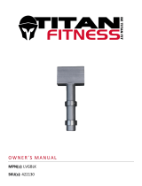 Titan Fitness Leverage Block Loadable User manual
