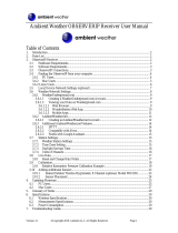 Ambient Weather WS-1201-IP Owner's manual