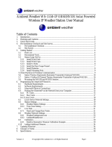 Ambient Weather WS-1500-IP User manual