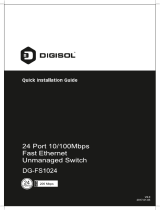 Digisol DG-FS1024 Quick Installation Guide