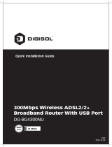 Digisol DG-BG4300NU (H/W Ver. B2) Quick Installation Guide