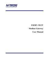 N-Tron ESERV-M12T-ST User manual