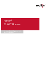 Sixnet E3 I/O Modules Hardware User manual