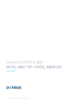 Mitel 6867 User guide