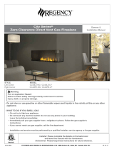 Regency Fireplace Products CitySeries Chicago Corner 40LE Owner's manual