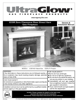 Regency Fireplace Products UltraGlow G33R-NG1 Natural Gas Owner's manual