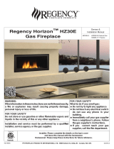 Regency Fireplace Products Horizon HZ30E Owner's manual