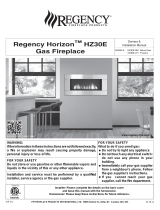 Regency Fireplace Products Horizon HZ30E Owner's manual