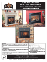 Regency Fireplace Products Panorama P36D Owner's manual