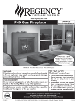 Regency Fireplace Products P40-LP1 Owner's manual