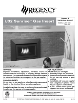 Regency Fireplace Products Sunrise U32S-NG5 Owner's manual