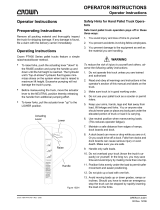 Crown PTH50 Series Operating instructions