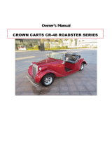 Crown Carts CR48-2%2b2 Roadster User manual