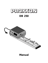 Proxxon DB 250 User manual