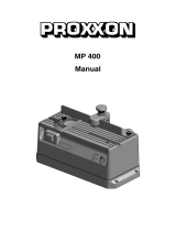 Proxxon MP 400 User manual