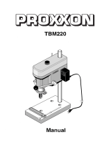 Proxxon 28128 TBM220 User manual