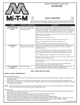 Mi-T-M Brass Detergent Injector Owner's manual