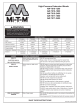 Mi-T-M High-Pressure Extension Wand Owner's manual