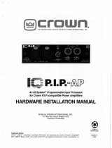Crown IQ-P.I.P.-AP Owner's manual