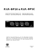Crown P.I.P.-BP1 Owner's manual