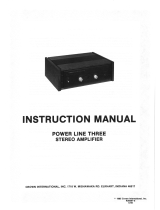 Crown Power Line Series User manual