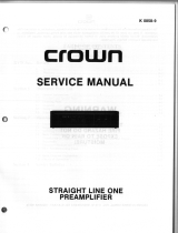 Crown SL-1 User manual