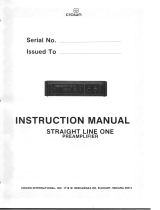 Crown SL-1 Owner's manual