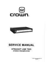 Crown SL-2 User manual