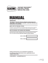 Keating Pre-2000 Series Owner's manual