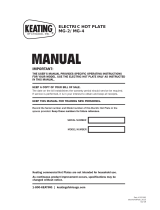 Keating Of Chicago MG-4 Owner's manual