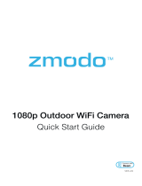 ZMODO 1080p Black Outdoor WiFi Cam Quick start guide