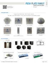 BEA 4.5 INCH ROUND & SQUARE PUSH PLATES User guide