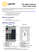 Perle IDS-409G Quick start guide