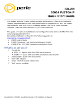 Perle IOLAN SDG4 P / STG4 P Quick start guide