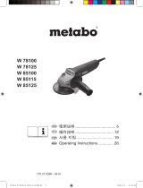Metabo W 85115 Operating instructions