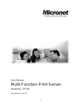 MicroNet SP781 User manual