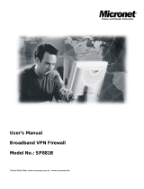 MicroNet SP881B User manual