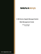 SignaMax C-500 48 Port Gigabit PoE  Full Power Managed Switch User guide