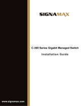 SignaMax C-300 24 Port Gigabit PoE+ Managed Switch Installation guide