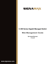 SignaMax C-300 8 Port Gigabit PoE  Managed Switch User guide