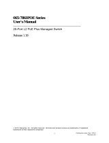 SignaMax 24-Port 10/100/1000 Managed Layer 2  PoE  Switches User manual