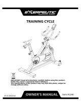 Exerpeutic 1240 Owner's manual