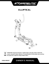 Exerpeutic 1318 Owner's manual