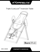 Exerpeutic Triple SureLock Inversion Table Owner's manual