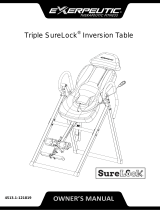 Exerpeutic Triple SureLock Inversion Table Owner's manual