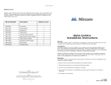 Mircom LT-1033 MIX-100X Installation guide