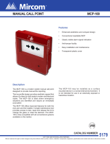 Mircom CAT-5179 MCP-100 User manual