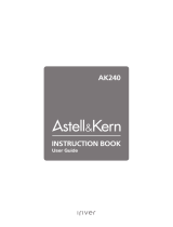 Astell & Kern AK240 User manual