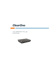 ClearOne COLLABORATE Pro 900 User guide