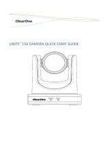 ClearOne UNITE 150 PTZ Camera Quick start guide